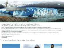 Tablet Screenshot of calafatefishing.com